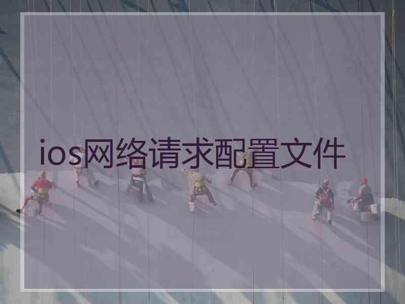 ios网络请求配置文件