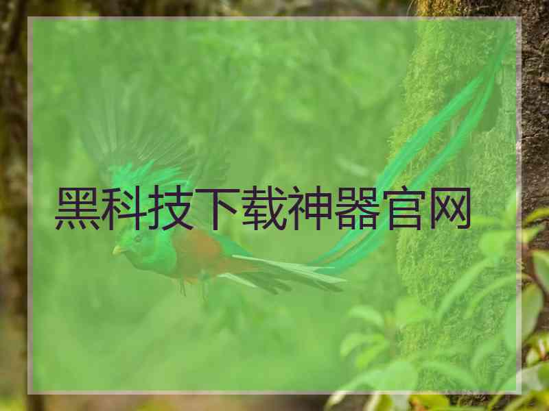 黑科技下载神器官网