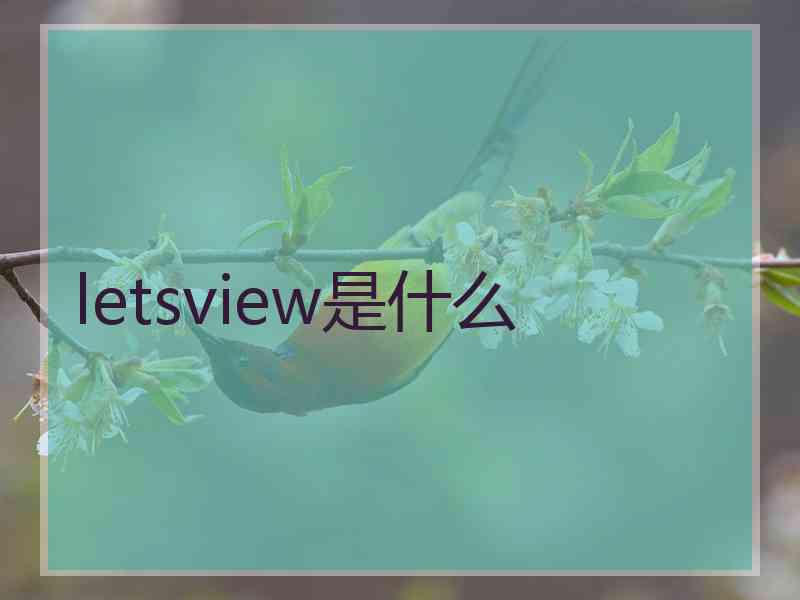 letsview是什么