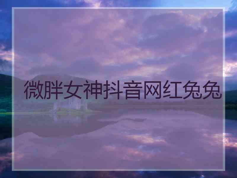 微胖女神抖音网红兔兔