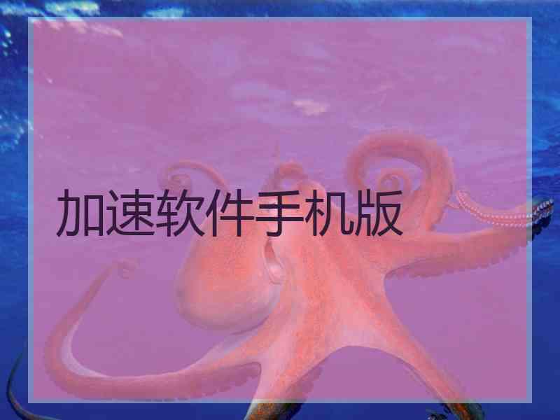 加速软件手机版